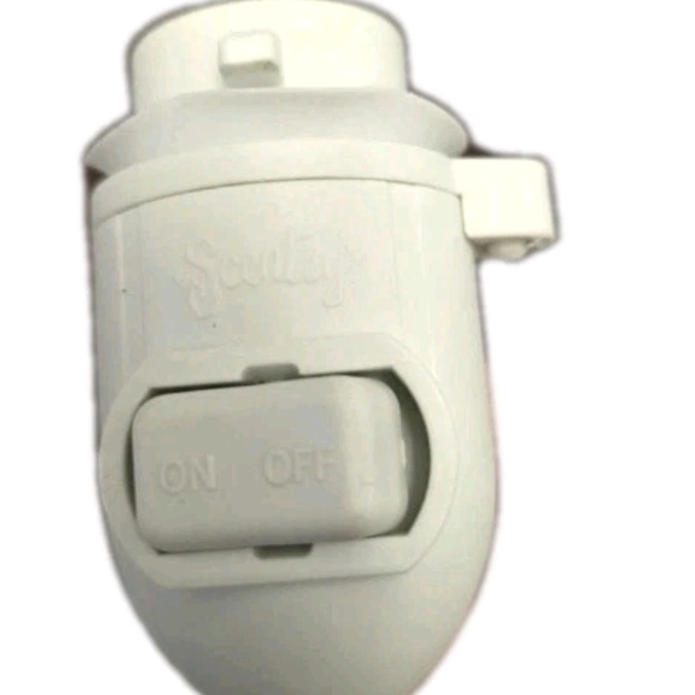 Scentsy Snow Day Plug-In Wax Warmer Holiday Snowflake Night Light Retired Rare - Picture 8 of 10